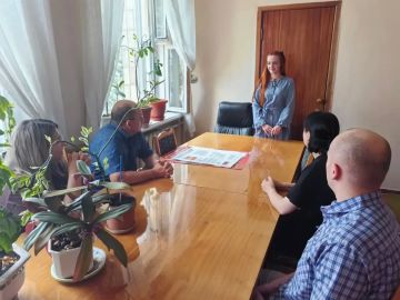 В Никитовском районе города Горловка состоялась встреча лидера общественного мнения с трудовым коллективом
