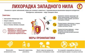 О мерах по профилактике лихорадки Западного Нила