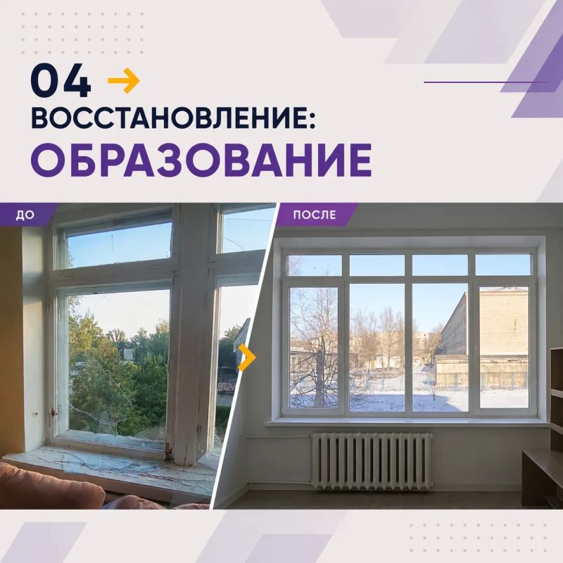 Дайджест помощи в восстановлении объектов Кузбассом в Горловке Дайджест помощи в восстановлении объектов Кузбассом в Горловке