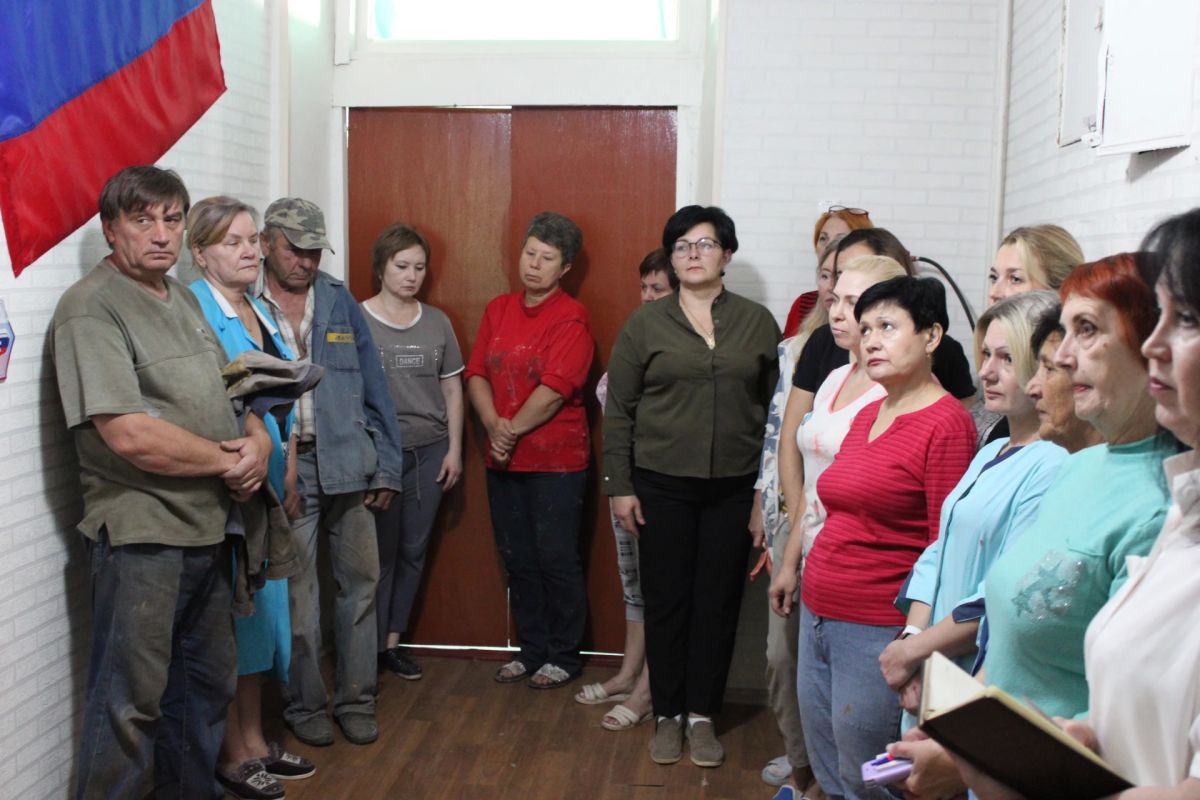 Состоялась встреча руководства администрации городского округа Горловка с трудовым коллективом Состоялась встреча руководства администрации городского округа Горловка с трудовым коллективом