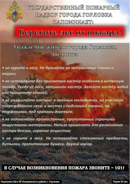 Государственный пожарный надзор города Горловка информирует