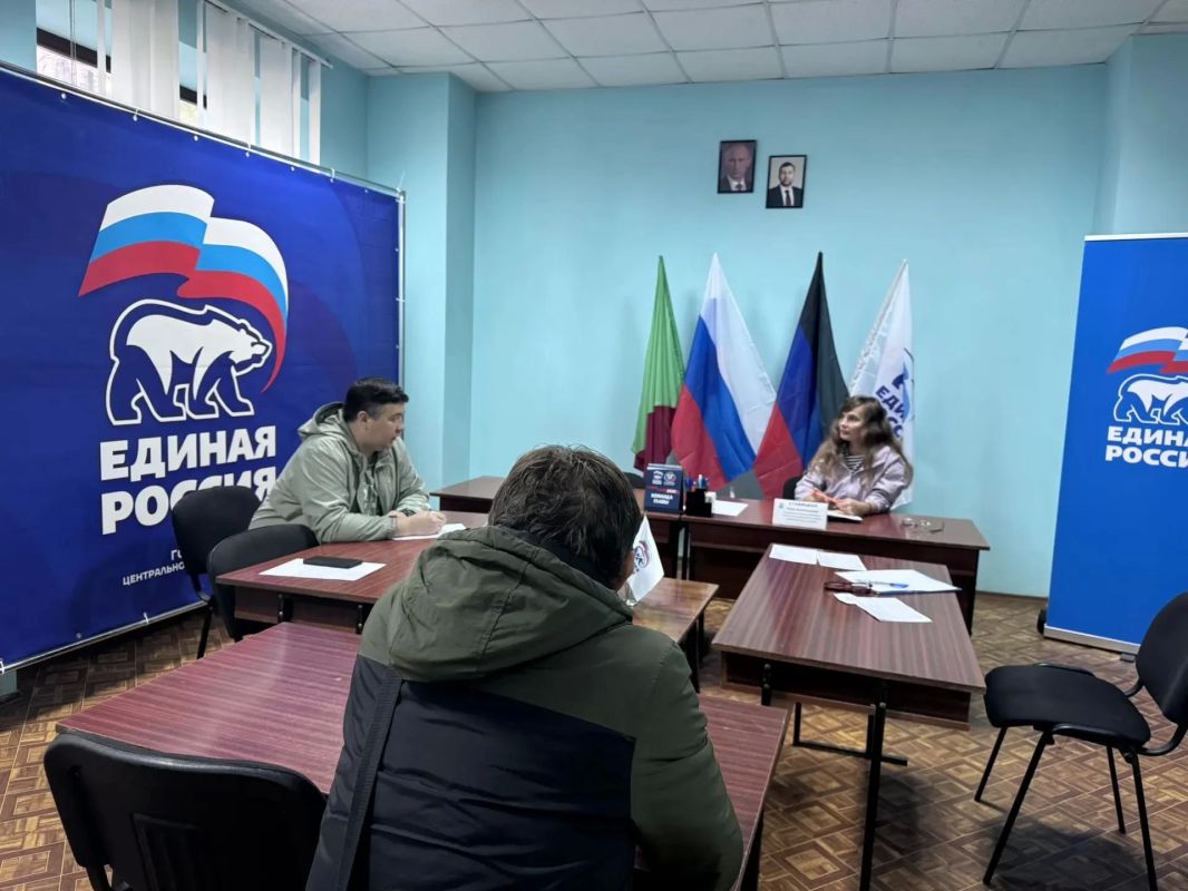 В Центрально-Городском внутригородском районе Горловки прошёл приём граждан В Центрально-Городском внутригородском районе Горловки прошёл приём граждан